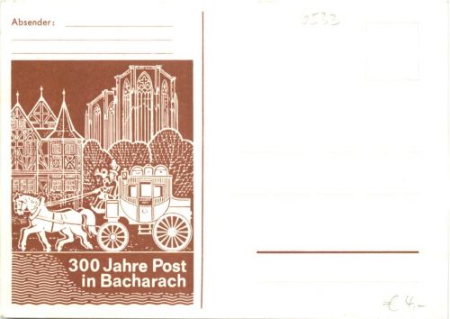 300 Jahre Post in Bacharach