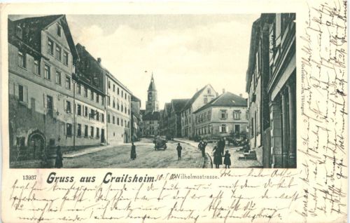 Gruss aus Crailsheim - Wilhelmsstrasse