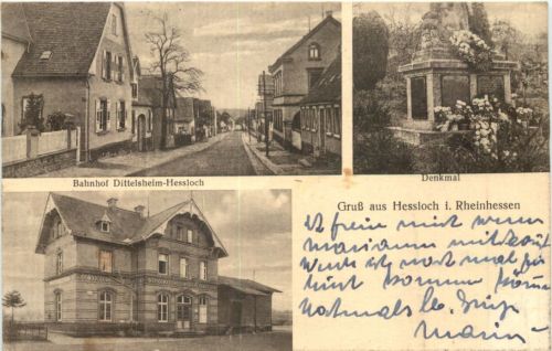 Gruss aus Hessloch in Rheinhessen