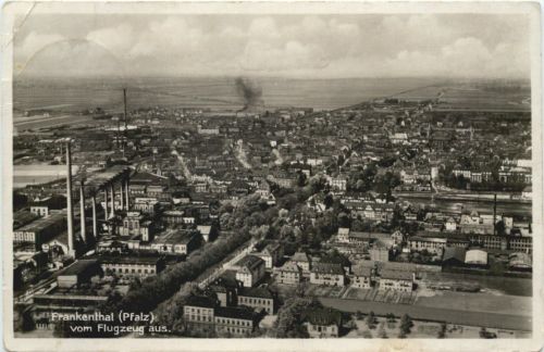 Frankenthal Pfalz vom Flugzeug