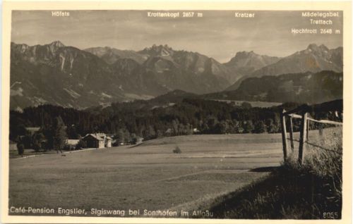 Sigiswang bei Sonthofen - Cafe Engstler