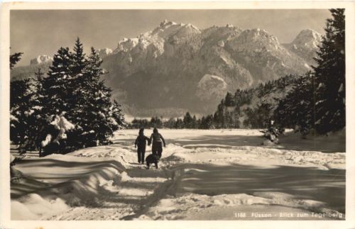 Füssen - Blick zum Tegelberg
