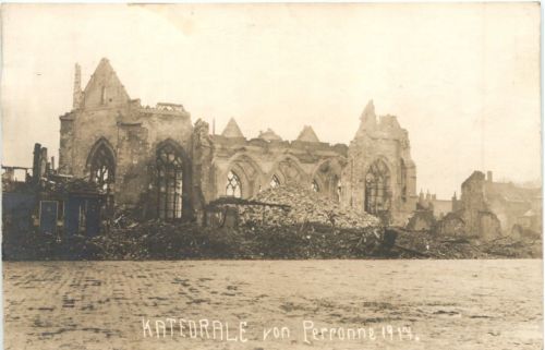 Katedrale von Peronne 1917
