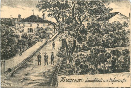 Thiaucourt - Landschaft an der Hofmeierstrasse