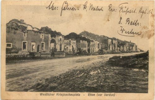 Eton vor Verdun - Feldpost