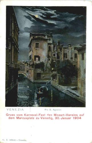 Venezia - Rio S Agostini - Karneval Fest Mozart Verein 1904