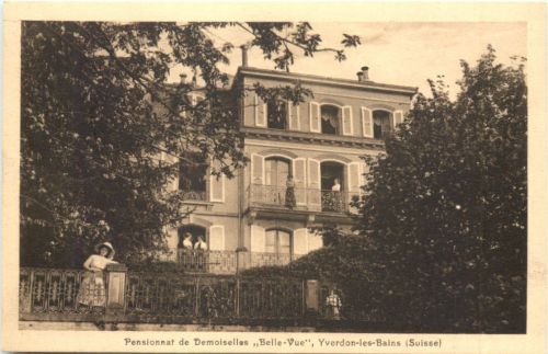 Yverdon les Bains Pensionnat de Demoiselles Belle-Vue