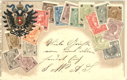 Österreich - Briefmarken - Litho