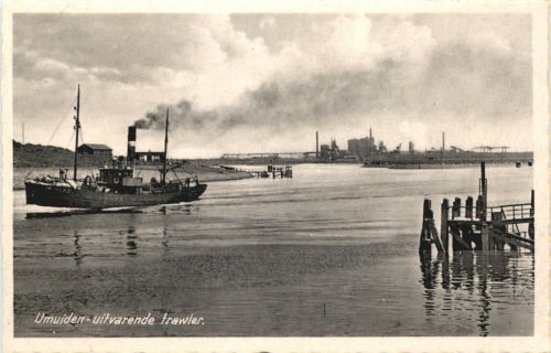 Ijmuiden - uitvarende trwler