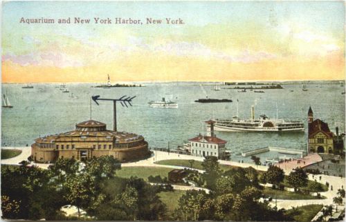 New York - Aquarium an New York Harbour