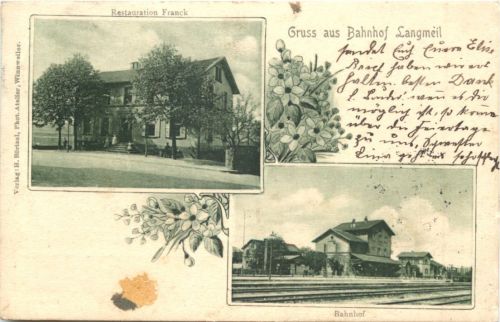 Gruss aus Bahnhof Langmeil - Winnweiler
