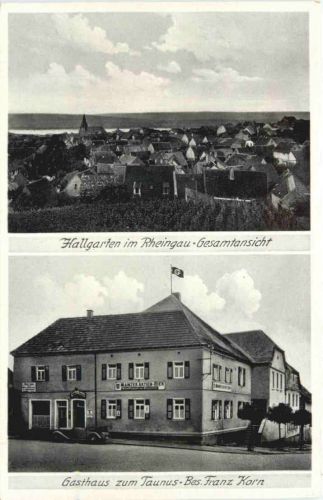 Hallgarten im Rheingau - Gasthaus zum Taunus - 3. Reich