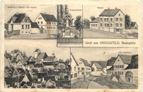 Gruss aus Kriegsfeld Rheinpfalz - Pernat