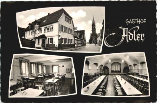 Plankstadt bei Heidelberg - Gasthof Adler