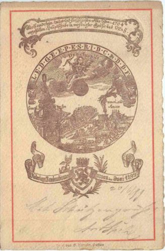 Passau - Bundesschiessen 1899 - Privatganzsache