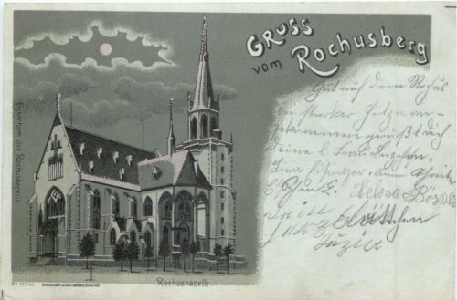 Gruss aus Rochusberg - Litho - Bingen