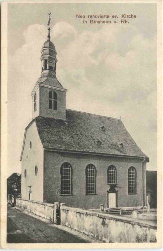 Ginsheim - Neu renovierte ev. Kirche