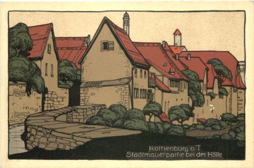 Rothenburg O. T. Stadtmauerpartie
