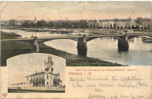 Offenbach - Bootshaus der Rudergesellschaft Undine