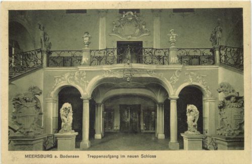 Meersburg - Treppenaufgang im neuen Schloss