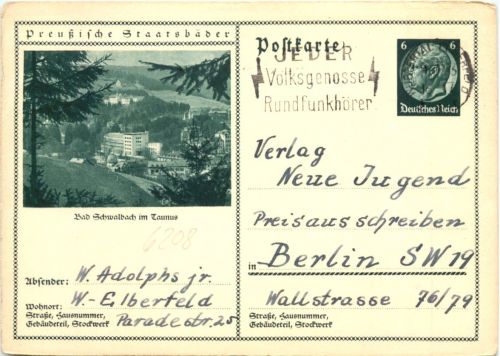 Bad Schwalbach - Ganzsache