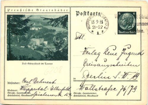 Bad Schwalbach - Ganzsache
