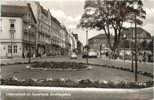 Lüdenscheid im Sauerland - Strassenstern