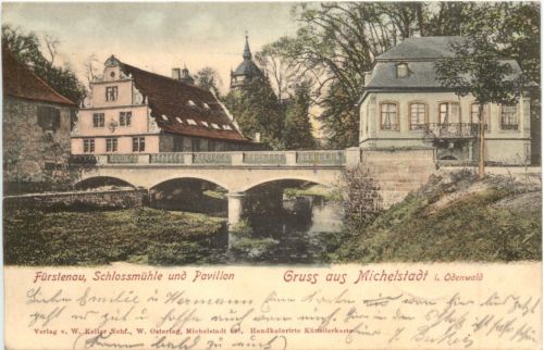 Gruss aus Michelstadt im Odenwald - Schlossmühle