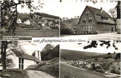 Haingrund über Höchst im Odenwald