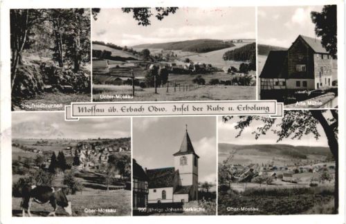 Mossau über Erbach im Odenwald