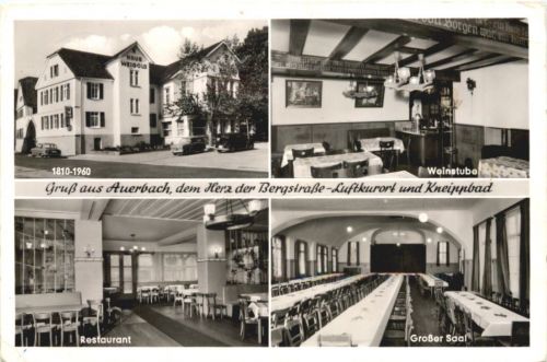 Gruss aus Auerbach Bergstrasse - Haus Weigold