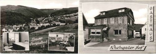 Obergladbach im Taunus - Rheingauer Hof - Klappkarte