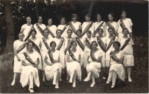 Lorsbach - Festdamen Sängerfest 1933 - Hofheim Taunus