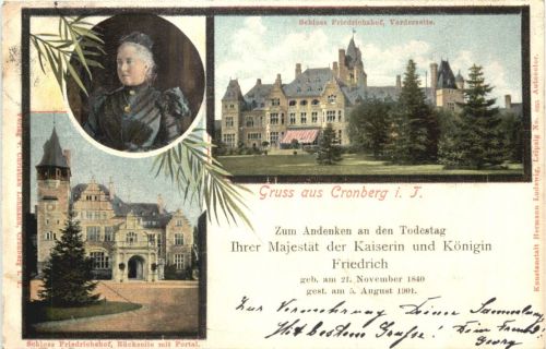 Gruss aus Cronburg im Taunus - Todestag Ihrer Majestät