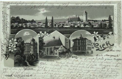 Gruss aus Lich - Litho