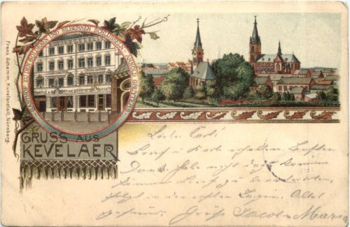 Gruss aus Kevelaer - Litho