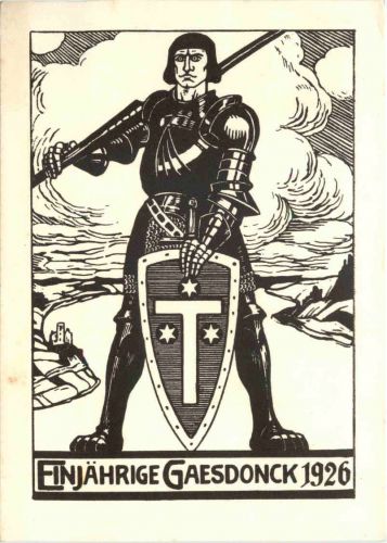 Gaesdonck - Goch - Einjährige 1926 - Studentika