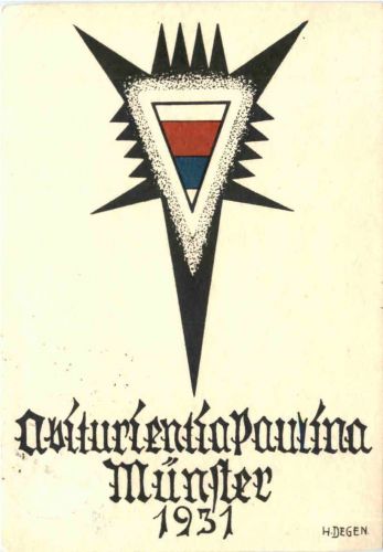 Münster i. W. - Abiturienta Paulina 1931 - Studentika