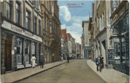 Minden in Westfalen - Bäckerstrasse