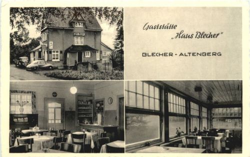 Blecher-Altenberg - Gaststätte Haus Blecher - Odenthal