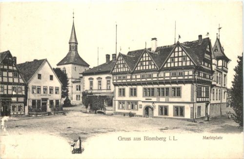 Gruss aus Blomberg - Marktplatz