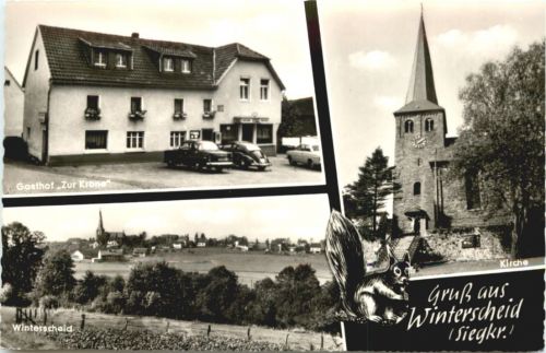 Gruss aus Winterschied - Sieg - GAsthof Zur Krone