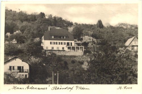 Rhöndorf Rhein - Haus Adenauer