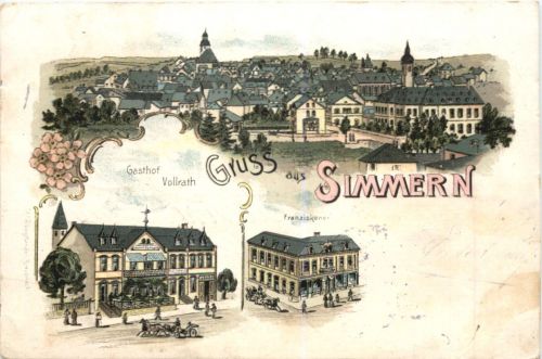 Gruss aus Simmern - Litho