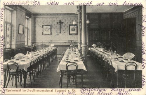 Boppard - Speisesaal im Ursulinenpensionat