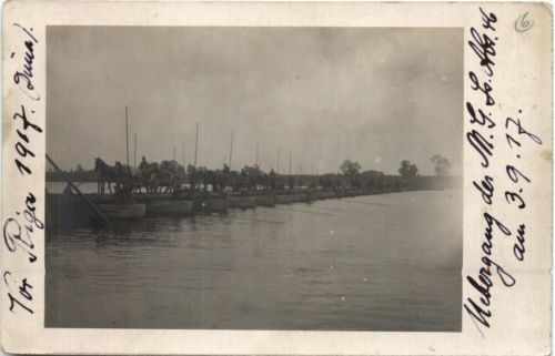 Vor Riga - Düna 1917