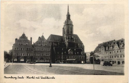 Naumburg Saale - MArkt