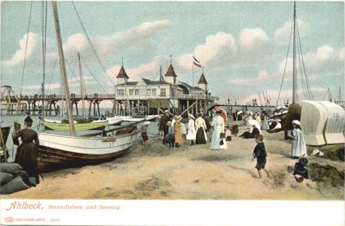 Ahlbeck - Strandleben und Seesteg