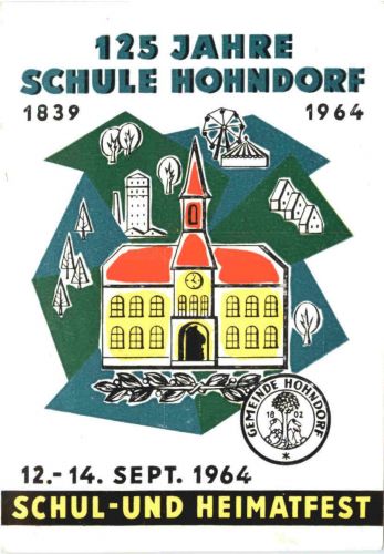125 Jahre Schule hohndorf 1964