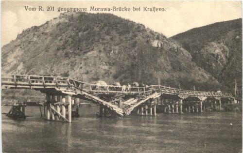 Kraljevo - Morawa Brücke - Feldpost